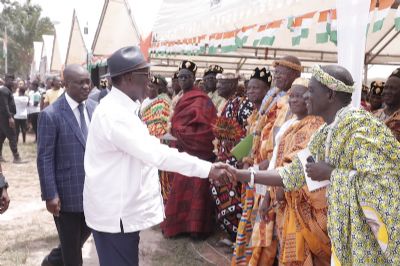 Visite d’état dans le N’zi : Le President Alassane Ouattara apporte le développement au département de Bocanda